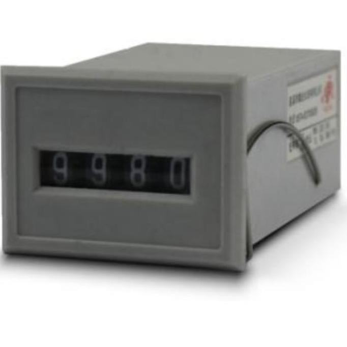 KEZOUKAKU- Counter 874 New DC 24V 4 digit digital mechanical counter plastic electrical meter pulse 