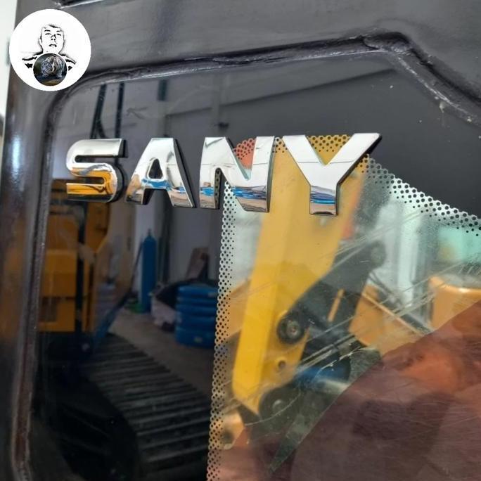 MORIFOYU- Teks Text Huruf Tulisan Sany Embos Silver