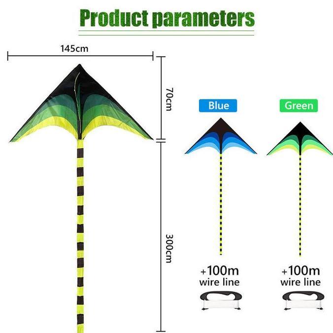 Mainan Layangan Anak Ekor Panjang Besar Jumbo / Mainan Layang Layang