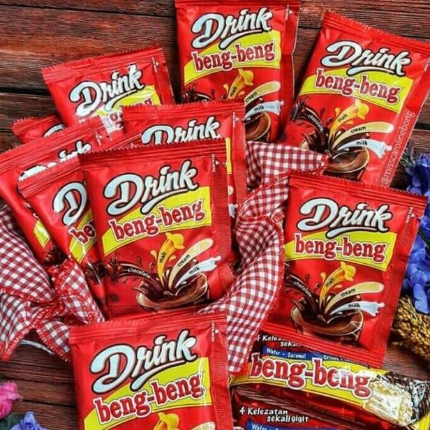 beng beng drink 1 dus isi 8 renceng / minuman coklat bubuk seduh ZS