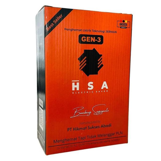 Hsa Original Hsa Electric Saver | Alat Penghemat Daya Listrik | Bambang Sugiyanto | Pt Hikmat Sukses