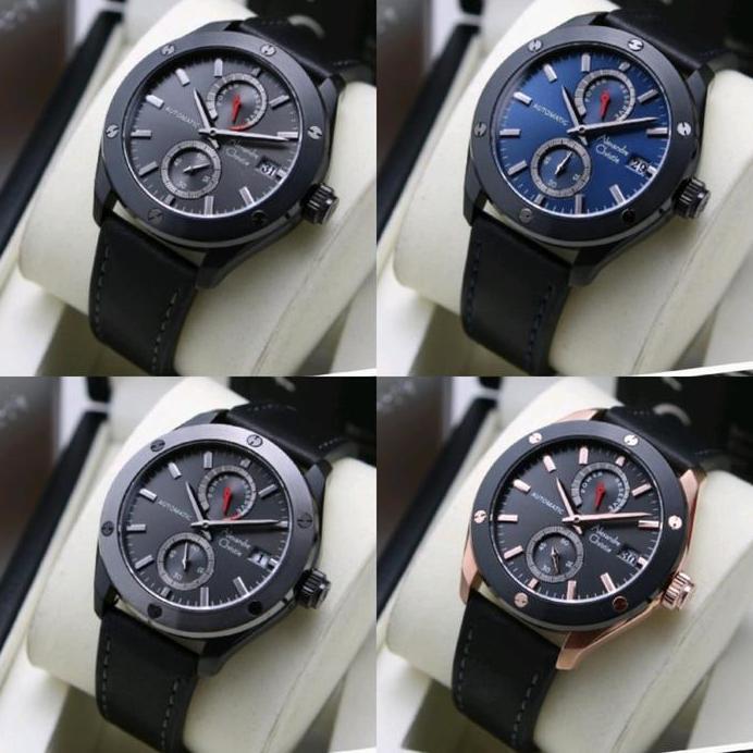 JAM TANGAN PRIA ALEXANDRE CHRISTIE AC3044 AC 3044 AUTOMATIC LEATHER