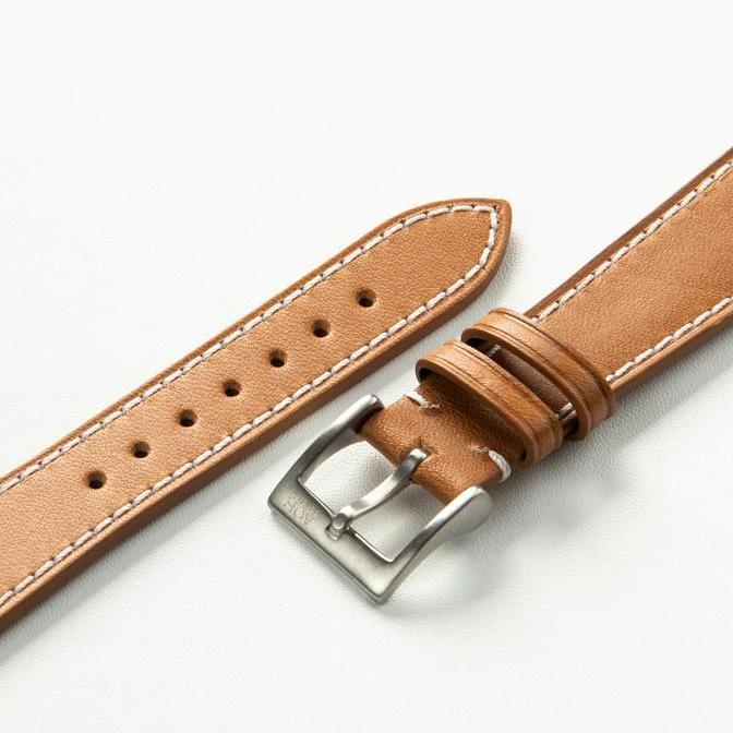 AQH Ltd Release Wheat Brown Buttero Leather Watch Strap by Conceria Walpier Italy/Watch Strap/Strap 