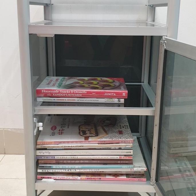 Promo Tc Aluminium Lsg734 40X40X60 S Lemari Meja Rak 2 Susun Dispenser Rak Galon Air Magicom Atas  M