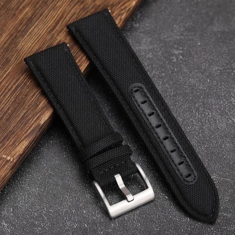 Strap Tali Kanvas Kulit Super For jam tangan Expedition Ac 20mm-26mm Aksesoris jam tangan