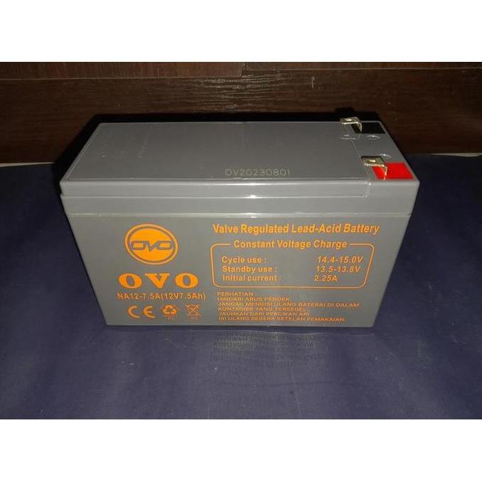 Baterai ACCU AKI 12V 7Ah 7 AH KLOP