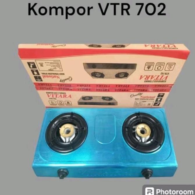 TERMURAH - Kompor Gas 2 Tungku kompor masak stainless  Stainless Besi