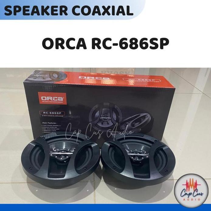 SPEAKER COAXIAL MOBIL 6 INCH ORCA RC-686SP / SPEAKER COACIAL ORCA murah