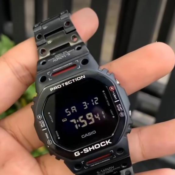 gshock dw5600bb custom virtual armor