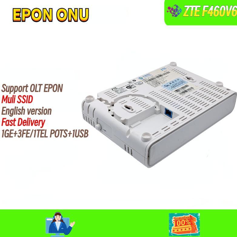 ZTE F460 V6 EPON ONU ONT English Firmware Version 1GE 3FE WIFI WIRELESS SUPPORT BRIDGE Router Wifi