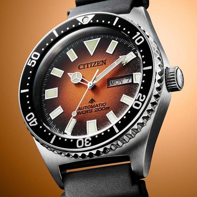 Citizen NY0120-01Z Promaster Marine Automatic Diver Orange Dial