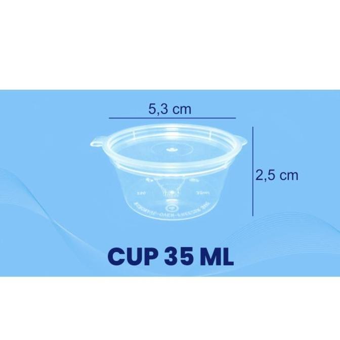 THINWALL SAUCE CUP 35ml / KEMASAN SAUCE 35ml