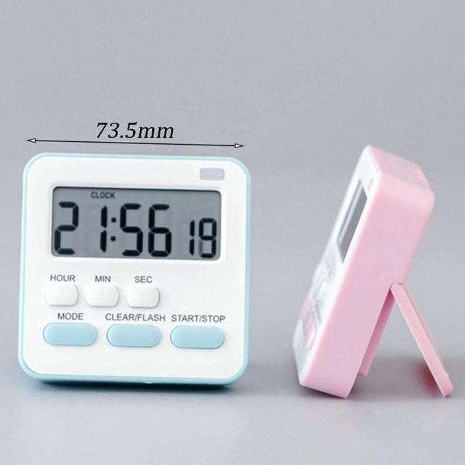 Digital Kitchen Timer Stopwatch Timer Dapur Digital Untuk Masak, Baking, Kopi, Dan Kue. Dilengkapi C