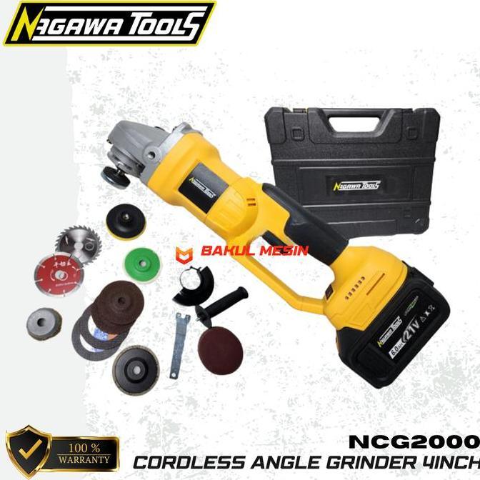 CHRYSAN NAGAWA NCG2000 Cordless angle grinder 4inch NCG 2000