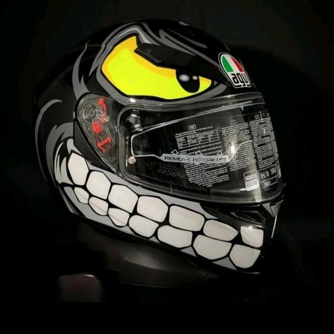 helm AGV K3SV angry black