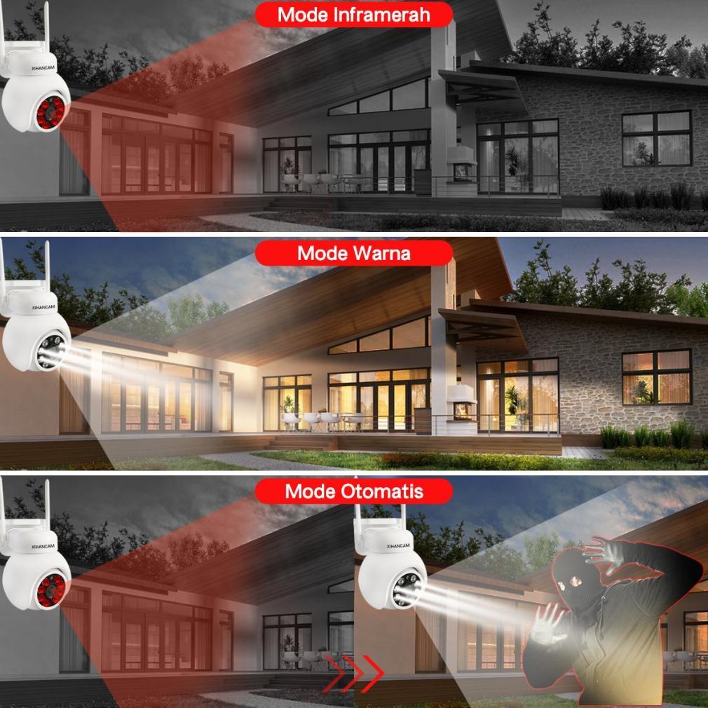 Iq45 Xihancam Smart Kamera 4G Sim Card Cctv Outdoor Waterproof 2Mp Kartu Sim 4G Ip Kamera Zoom 360 P