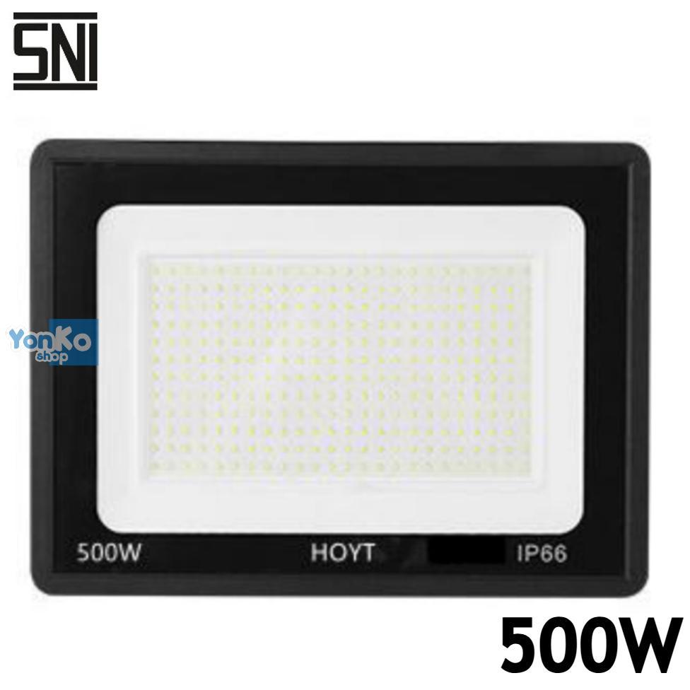Lampu Sorot LED 500 watt / Lampu Tembak Floodlight 500w 500 w SNI untuk Panggung / Outdoor / Taman