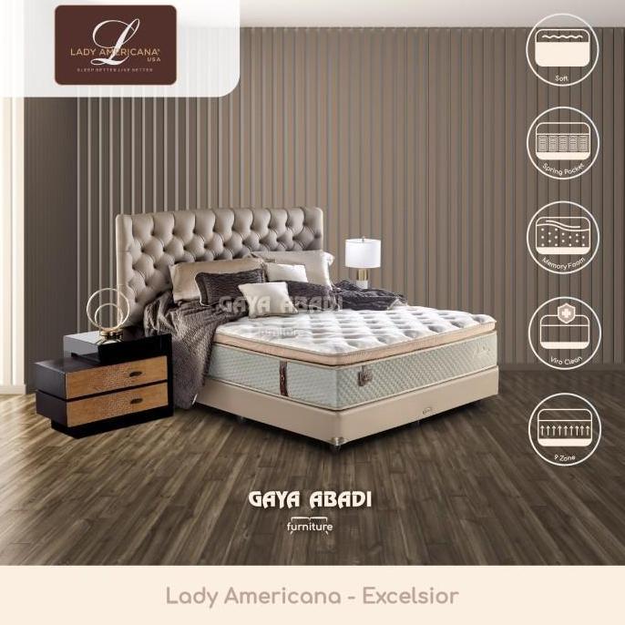 TERBARU Springbed Lady Americana Excelsior / Kasur Lady Americana Excelsior - Lady Americana Springb