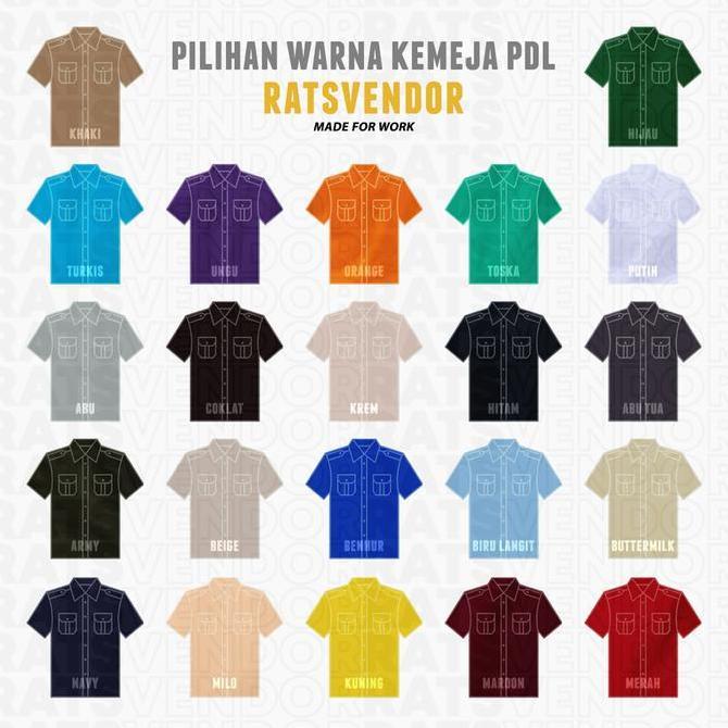 Ratsvendor Kemeja Outdoor / Lapangan / Gunung / Pdl Lengan Panjang Warna Biru Benhur