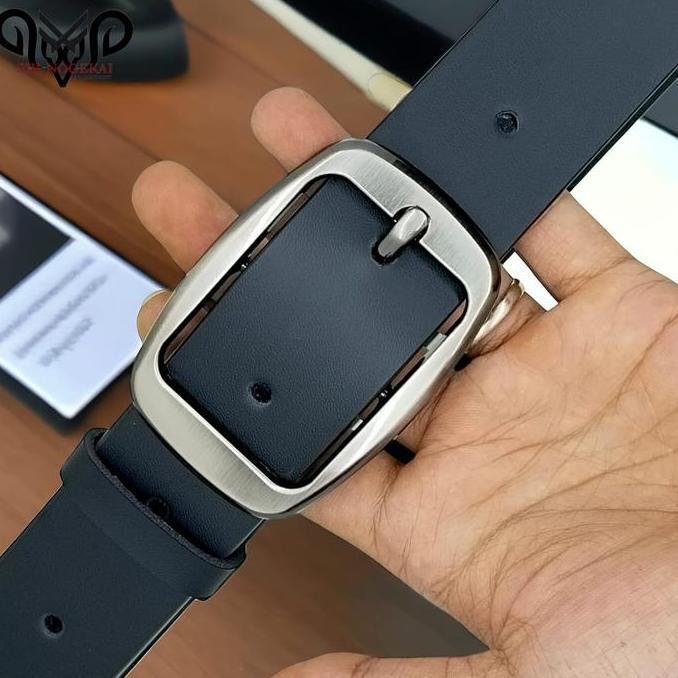 DS7 >> ikat pinggang pria KULIT murah PREMIUM sabuk 120/150/170/200cm JUMBO gesper kulit JH-4447