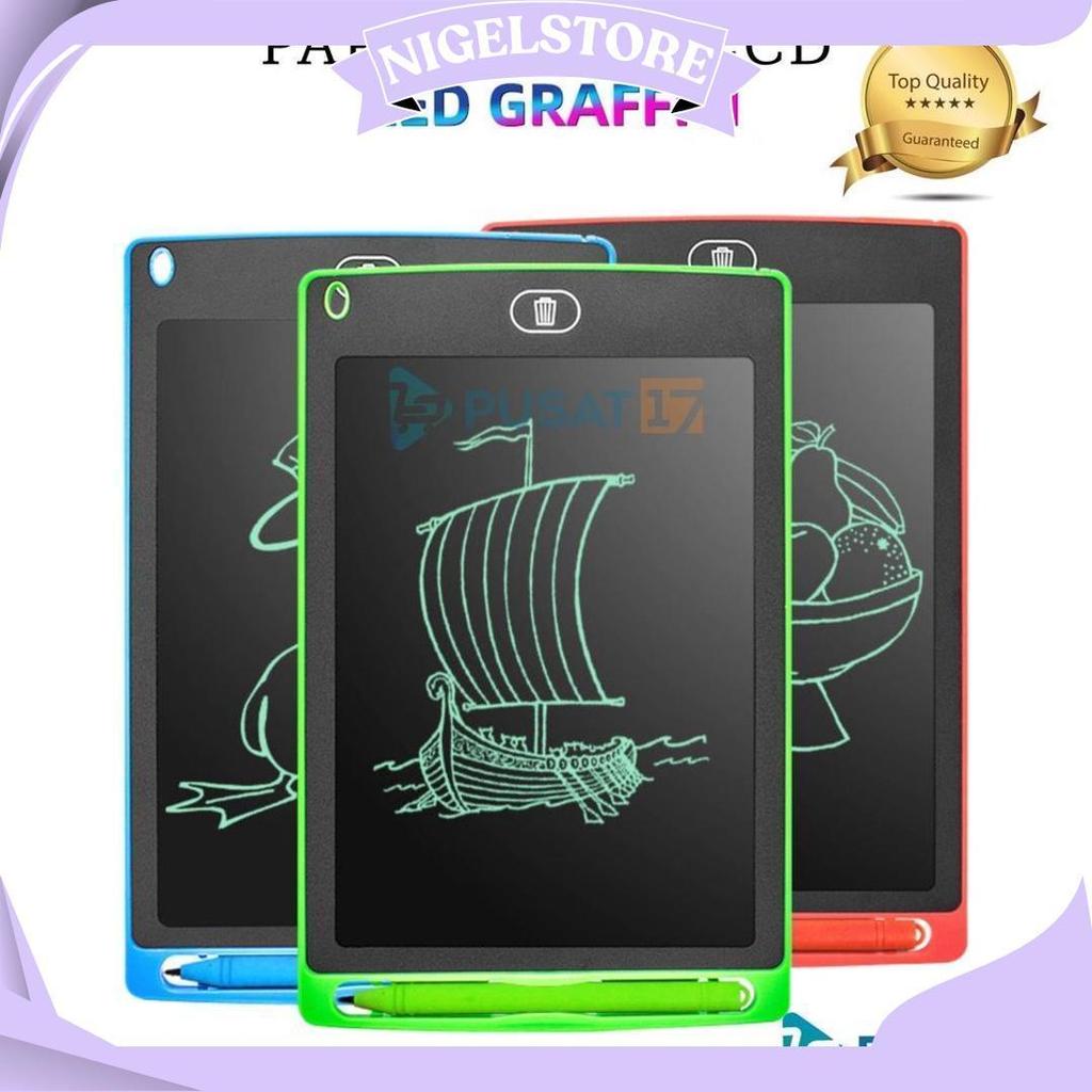 Papan Belajar Tulis Anak Lcd Tablet 8.5 Inch Portable Ori