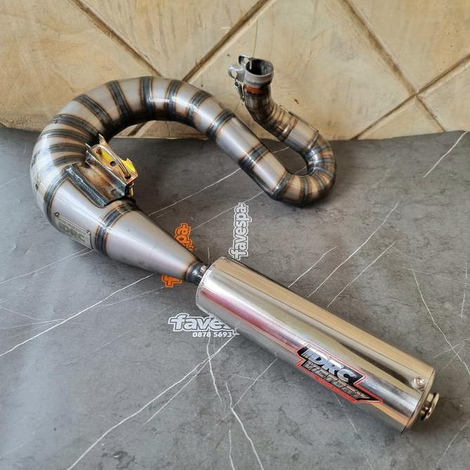 Knalpot Racing DRC Victory Anaconda Galvanis Vespa Klasik Original