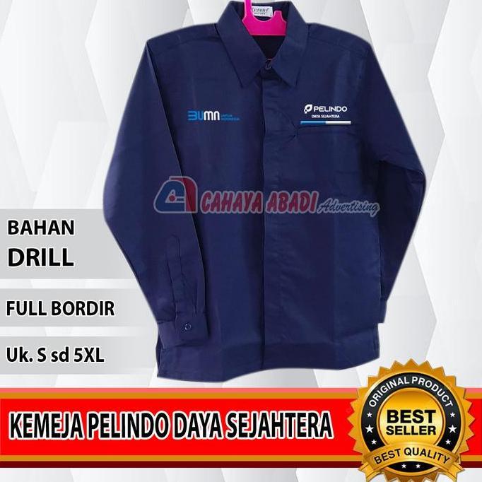 DF241>> Kemeja BUMN Pelindo Daya Sejahtera Seragam BUMN Pelindo Daya Sejahtera Baju BUMN Pelindo Day