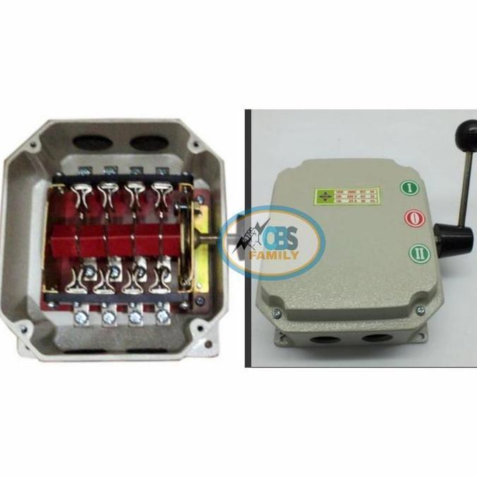 Promo Nk Ohm Saklar Gz250 / 4Pole 250Ampere On - Off - On Mata Pisau Cod