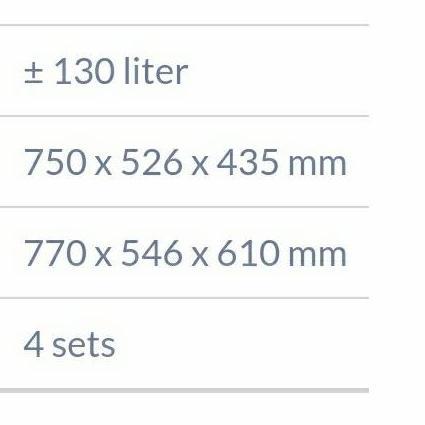 Ezy Box 130 L container box 30Liter Ezy Vindo Biggy