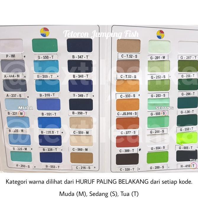 Kain Tetoron Jumping Fish Sariwarna Kain Spanduk Kacu Pramuka GROSIR