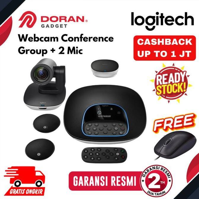 Logitech Group Video Conference Bundling With Expansions Mic - Garansi