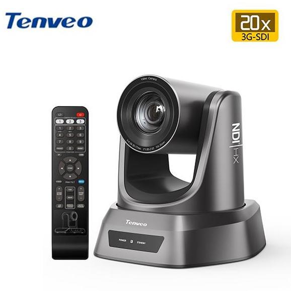 TERMURAH - Tenveo  NV20A - NDI 20X Zoom PTZ Camera Video Conference