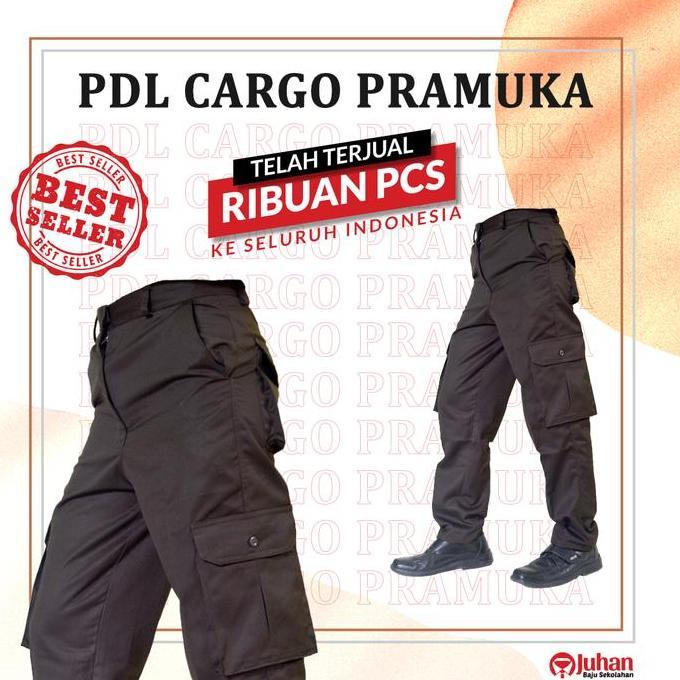 CELANA PANJANG PRAMUKA PDL -CELANA PRAMUKA PEMBINA (CARGO) BIG SIZE