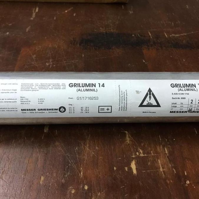 Promo Kawat Las Aluminium 4043 2.5Mm Stick Electrode Listrik Eceran 0.5 Kg Cod