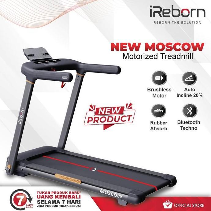 TERBARU - Alat Fitness Treadmill IReborn Moscow M1