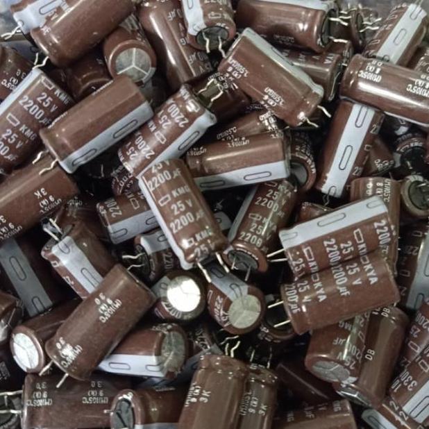 Elco 2200uf 25v per 100 pcs