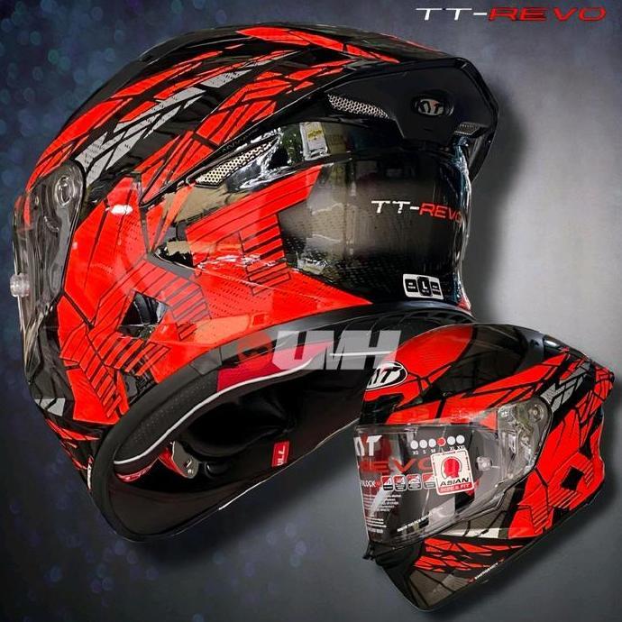 Helm fullface Kyt TT revo motof balap terbaru