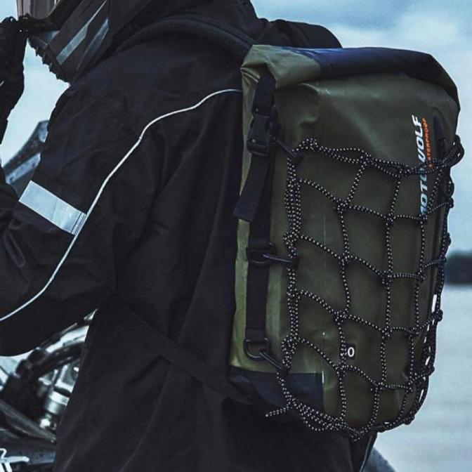 MOTOWOLF Tas Ransel Backpack Tas Motor Touring Waterproof
