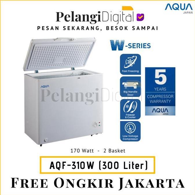 AQUA Chest Freezer 300 Liter - AQF-310(W)