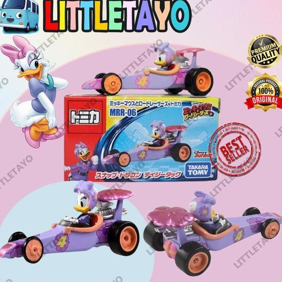 TOMICA DISNEY MOTORS MRR-06 SNAP DRAGON DAISY DUCK - ROADSTER RACER