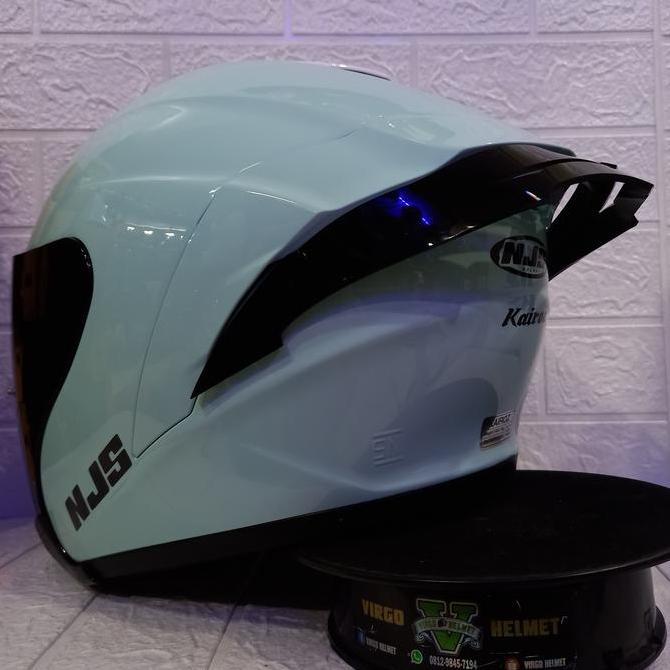 NJS HELM KAIROZ SOLID EASY GREEN PAKET GANTENG NJS KAIROZ