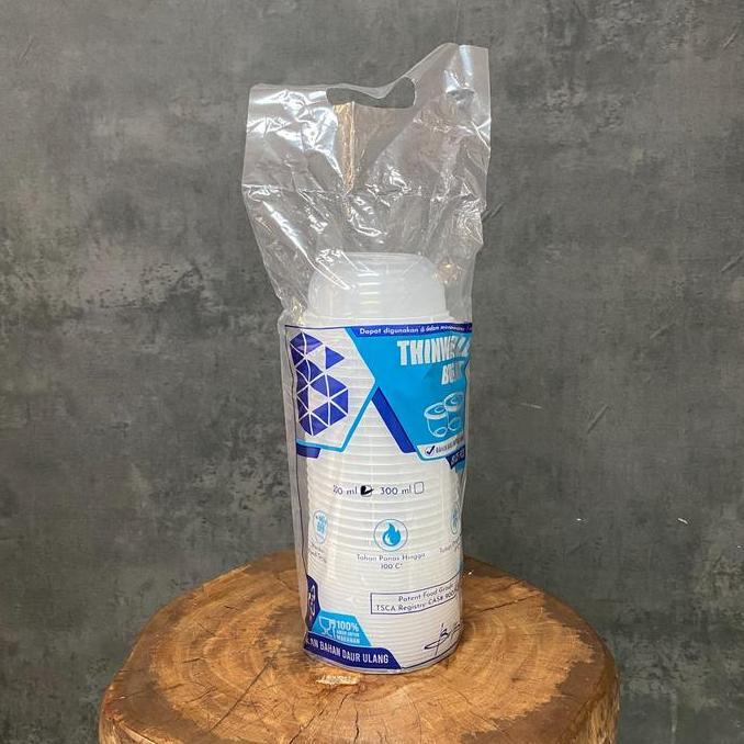 Thinwall 450ml Berlian / Mangkok Plastik Bulat 450ml / Thinwall 450 ml