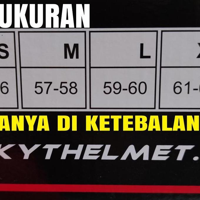 Helm Kyt R10 Paket Ganteng