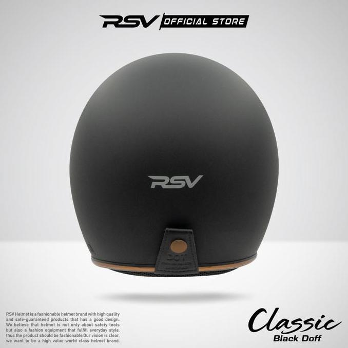 HELM RSV CLASSIC BLACK DOFF