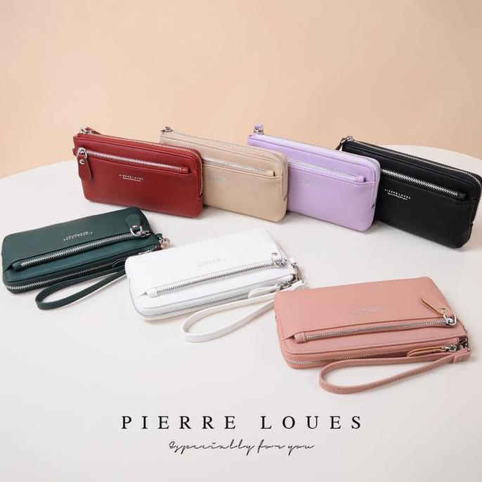 Dompet Panjang Wanita Kulit PU PIERRE LOUES Eldora Wallet