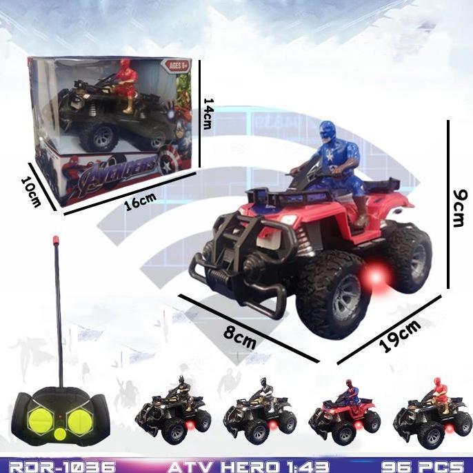 PROMO MAINAN MOTOR REMOTE CONTROL ANAK ATV HERO RDR-1036 Toys