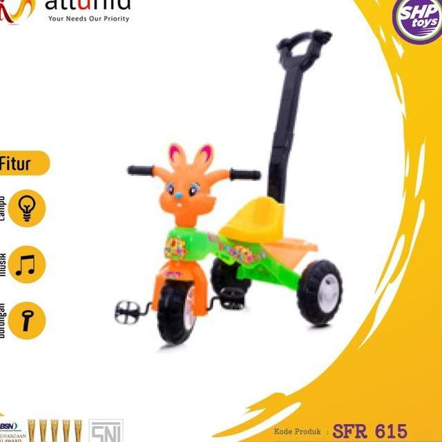Mainan Sepeda Roda Ta Maenan Anak S Tricycle Sfr 615