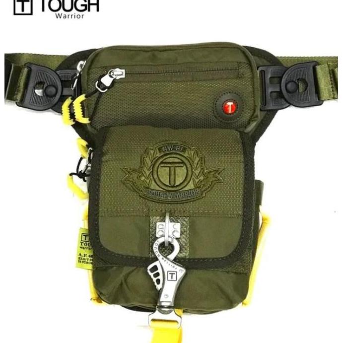 Promo Tas TOUGH 5501 / TOUGH WARRIOR / TAS ARMY SELEMPANG tas selempang pinggang paha tough army Pri