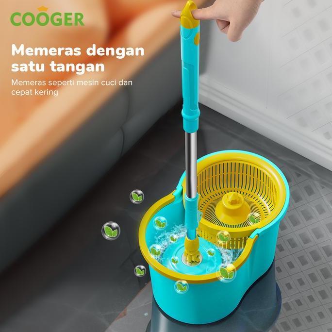 COOGER Alat Pel Spin Super Mop // Spin Mop Cooger