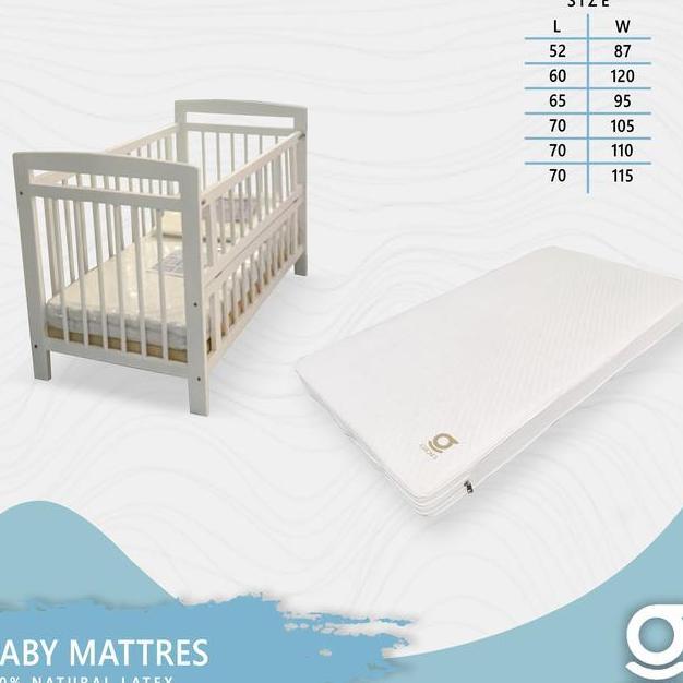 Matras Kasur Bayi Untuk Baby Box Crib Latex 120 X 70 X 8Cm